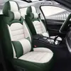 Nuevo Cojín de Asiento de Coche de Cuero Genuino de Comercio Exterior, Funda de Asiento de Coche, Cojín de Asiento de Coche de Cobertura Total para Todas las Estaciones, Fábrica Temu Amazon
