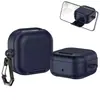 Capa Protetora para Fone de Ouvido Bluetooth Samsung Galaxy Buds4/4Pro com Suporte de Padrão Lichia, Capa Macia Simples Modelo Novo