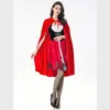 Fantasia Chapeuzinho Vermelho Halloween Adulto Fantasia Cosplay Fantasia de Festa Chapeuzinho Vermelho Clube Rainha Fantasia Europeia e Americana