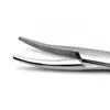 Pinzas de plumas de acero inoxidable brillante pinzas hemostáticas pinzas de ventosa 12.5cm pinzas para mosquitos pinzas de gancho hilo