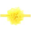 Diadema de encaje de gasa con flor para niños, accesorios para el cabello de bebé, venta al por mayor, 13 colores opcionales