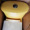 Tapa del Tanque de Agua del Inodoro de Jardín de Infancia Color para Niños Cojín para Asiento de Inodoro Cubierta con Botón Redondo de Cerámica y Plástico con Desaceleración