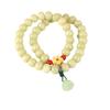 Atacado Pulseiras de Contas Redondas Bodhi de Dopamina, Contas Bodhi Oleosas e Brilhantes, Pulseiras Esculpidas na Raiz para Homens e Mulheres, Contas Budistas, Contas Redondas Bodhi