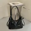 Bolsa Tote Retrô de Grande Capacidade para Mulheres Outono 2026 Nova Bolsa Casual de Ombro Único Transversal Mochila com Sensação Relaxada