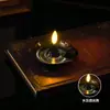 Luces de Velas LED Transfronterizas Que se Encienden al Contacto con el Agua, Lámparas de Aceite Pequeñas Indias, Velas Impermeables, Adornos de Decoración para el Ambiente de Diwali