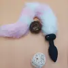 Vibrador de Tapón Anal Cola de Zorro MS para Hombres y Mujeres, Juguetes Sexuales de Cola de Zorro al por Mayor y Entrega