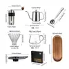 Diretamente do fabricante: Conjunto de cafeteira, moedor de café manual, filtro de gotejamento, cafeteira para preparo manual, moedor de grãos manual, conjunto de café para preparo manual