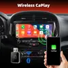 Caja CarPlay Inalámbrica para Coche Original Conectada por Cable 2 en 1 Caja de Conexión Android Auto Enchufe y Juega en el Coche