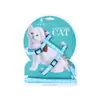 Arnés y Correa para Gatos de Nuevo Estilo para Uso en Exteriores, Arnés en Forma de H para Gatitos y Perros, Collar y Correa Anti-Escape para Gatos y Perros