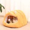Cama para Gatos Caterpillar, Adecuada para Todas las Estaciones, Cama para Mascotas para Perros Pequeños y Gatos, Cama de Invierno para Perros, Felpa Cálida