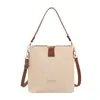 Bolso de Mano Texturizado de Moda Transfronterizo Tipo Cubo para Mujer Verano 2026 Nuevo Color Sólido Bolso de Hombro de Lujo Ligero Bolso Cruzado para Viajar
