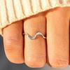 Anéis Geométricos de Linha Minimalista Transfronteiriços para Mulheres, Acessórios Clássicos Minimalistas para o Dia a Dia, Anéis da Moda e Elegantes para Atacado