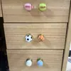 Cerámica Fútbol Béisbol Dibujos Animados Mango Armario Zapatero Cajón Mango de Agujero Único Gabinete de Exhibición de Pelotas Mango Decorativo