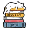 Diseño Insignia Versátil Traje Serie de Libros Gato Broche Ropa Mochila Pin Decorativo Cumpleaños Pequeño Regalo