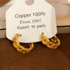 Pendientes Retro Mate Geométricos de Hilo Retorcido con Diseño Exquisito, Pendientes de Moda, Simples, Únicos y Elegantes para Mujer