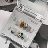 Armadura pura usada à mão atacado de alto nível puro pintado à mão tridimensional modelagem verão branco nail art produtos acabados