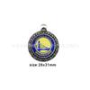 Pingente Diamante Redondo Nbl Basquete Pingente Golden State Warriors Colar Pingente Equipe de Basquete Fabricante Spot