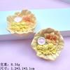 Simulación pintada a mano papas fritas pastel de arándanos resina accesorios de postre crema gel pinza para el cabello decoración DIY