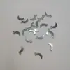 Colgante de Candado Corazón con Ojal Hueco de Acero Inoxidable Moda Japonesa y Coreana Collar de Acero de Titanio Aretes Accesorios para Joyería DIY