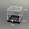 Caja de Exhibición de Alta Transparencia para Muestras Minerales, Caja de Plástico para Colección de Muestras Minerales, Caja de Almacenamiento y Exhibición para Cristales y Minerales
