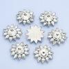 Tecido Patch para Roupas com Pedrarias Costuradas à Mão e Strass, Ângulo Múltiplo Satélite, Broche DIY para Bolsa Camiseta Acessórios Decorativos