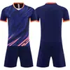 Club Mayorista Transfronterizo Conjunto de Uniforme de Fútbol de Manga Corta para Adultos y Niños, Uniforme de Entrenamiento de Competición, Jersey de Secado Rápido, Uniforme de Clase para Hombres