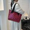 Bolsa de gran capacidad para chaqueta de plumón para mujer 2025 Nueva Bandolera con Lazo Bolso Tote Casual Simple Bolsa de Compras para Mujer