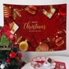 Tecido de Fundo de Natal Tecido de Tapeçaria Bênção do Papai Noel Tapeçaria Tapeçaria Decoração de Atividade de Natal Pano para Pendurar para Personalizar