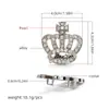 Decoración de Cordones DIY de Diamante Completo Transfronteriza Hebilla Metálica con Diamantes, Perlas y Trébol de Cuatro Hojas con Agujeros para Decoración de Tenis