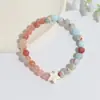 Nova Moda Estilo Mori Cor Fresca Miçangas Borla de Borboleta Pulseira Combina com Tudo Pulseira de Miçangas Degradê