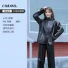 Conjunto de Macacão Impermeável Dividido para Motociclistas Masculino e Feminino no Atacado, Capa de Chuva e Calça de Chuva, Capa de Chuva Feminina para Viagem