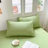 Funda de almohada para el hogar de algodón lavado floral de doble capa y gasa suave Funda de almohada de color sólido de dibujos animados Venta al por mayor Comercio exterior transfronterizo Dropshipping