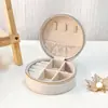 Caja de Embalaje para Joyería con Cremallera de Terciopelo Transfronteriza Caja de Almacenamiento de Joyería de Terciopelo Caja para Pendientes, Collares, Anillos