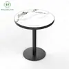 Mesa de Pizarra Engrosada Anti-quemaduras de Gama Alta con Textura de Piedra de Lujo Natural Rectangular Mesa de Comedor Minimalista de Lujo Ligero para Villa Hotel