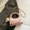 Bolso de Diseño de Nicho para Mujer, Bolso de Hombro Versátil de Moda para el Trabajo, Bolso Cruzado Casual Dulce y Elegante Tipo Bollo