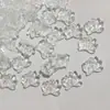 Fundo Plano Duplo Furo Lótus Vidro DIY Acessórios de Joias Estilo Antigo Grampo de Cabelo Joia de Mão Pingente Vidro Acessórios de Cabelo Retrô Material