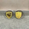 Pegatina de Teléfono de Oro Puro 999 Oro 2mg Princesa Por Favor Hazte Rico Rápido Lámina de Oro Atrae Dinero Pequeño Regalo Promocional Venta al por Mayor desde el Fabricante
