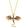 Broche de Dragón de Esmalte Colorido Retro Popular Transfronterizo Europeo y Americano para Mujeres y Hombres, Pin Accesorio para Traje, Collar