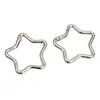 1 Llavero de Estrella de Cinco Puntas Pintado de Aleación Colorida Cadena para Llavero Hecha a Mano Accesorios de Joyería para Colgar en Bolsos Paquete de Materiales