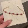 Pulsera con hebilla de circón de diamante Corea del Sur Dongdaemun pulsera de viento frío nicho lujo ligero alta gama joyería al por mayor mujeres