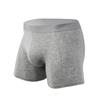 Pacote com 4 Atacado Transfronteiriço Europeu e Americano Cuecas Boxer de Cintura Média para Homens, Tamanho Grande, Levanta Bumbum, Shorts de Algodão de Alta Elasticidade para Homens