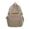 Mochila Escolar Simples Personalizada Estilo Campus para Estudantes Inverno Nova Grande Capacidade Mochila para Uso Externo Leve Bolsa de Viagem para Computador