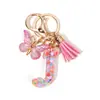 Llavero Colgante de Letra Inglesa Colorido Ins Colgante Simple para Bolso Accesorio Girly Acrílico Pequeño Regalo