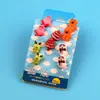 Serie de 10 piezas tenedor de fruta de dibujos animados para el hogar animal lindo señal Bento traje de señal decorativa creativa para bento