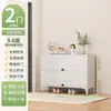 Zapatero de Acero para el Hogar, Zapatero Multicapa a Prueba de Polvo para la Entrada, Almacenamiento de Gran Capacidad con Puerta abatible, Zapatero para Exteriores