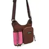 Bolsa para Botella de Agua de Deportes al Aire Libre, Bolso de Hombro Transfronterizo Ligero de Moda con Bloques de Color, Bolso Cruzado Casual Multifuncional para Teléfono Móvil de Montañismo