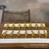 Cobre Puro Finamente Elaborado Broche de Girasol Completamente Diamantado Accesorio para Pulsera DIY Cuentas Espaciadoras Colgante