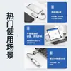 Cabo adaptador OTG 2 em 1 Android Tipo-C para celular Huawei OPPO Xiaomi VIVO, conversão para Pen Drive, teclado e mouse