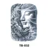 Pegatinas de Tatuaje de Espalda Completa, Pegatinas de Tatuaje de Espalda Completa con Guan Er, Sun Wukong, Dragones, Tigres, Animales, Pegatinas de Tatuaje de Espalda Completa Grandes Impermeables de Colores