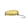 Señuelo Vibrador Plano con Micro Lentejuelas para Pesca en Arroyos, Señuelo Minnow Vibrador Plano de Pieza Metálica Desnuda